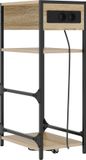 vidaXL Nachtkastje Sonoma Eik 40 x 27 x 76 cm Bewerkt hout