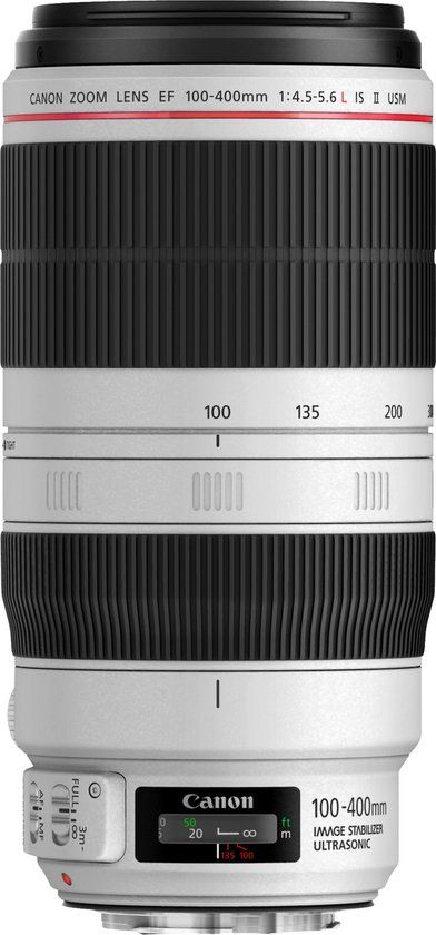 Canon EF 100-400mm f/4.5-5.6L IS II USM Telephoto Lens - Black/White