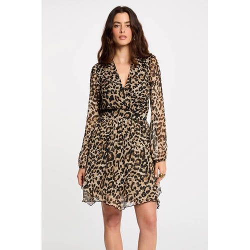 Morgan korte jurk beige