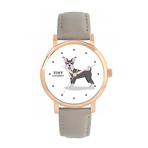 Toff London Hondenhorloge Schnauzer - 5059911118767
