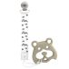 Saro Silicone Fopspeenhouder Met Bijtring Goud