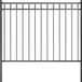 vidaXL - ASSEN - Tuinhek - Staal - 1,7 x 1,2 m - Zwart