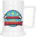 Bellatio Decorations Bellatio Decoration Cadeau Bierpul voor opa - blauw - super opa - keramiek - 530 ml