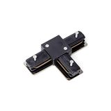 Zwarte dubbele rail