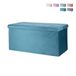 GALILEO Sibilla Multifunctionele opbergbank, structuur van MDF, bekleding in velours look, 76 x 38 x 38 cm