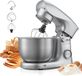 VEVOR Staande Mixer/Keukenmachine voor Bakken, 1500w Deegmixer met Roestvrijstalen Kom (4,2L) & Deeghaak & Klopper & Garde, 10 Snelheden Kantelbare Mixer