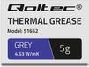 Qoltec Koelpasta 4,63 W/mK | 5g | Grijs