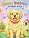 Golden Retriever Coloring Book: Cute Dogs Coloring Book for Kids and Adults | Fun Golden Retriever Art