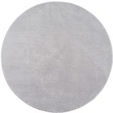 TapisTrend Harig tapijt Grijs 120 cm rond