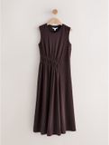 Next Dames Jersey Midi-jurk Bruin