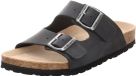 Natural Sense unisex pantoffels muiltjes sandalen leer navy 1152940