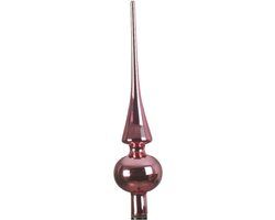 Decoris Piek - Lippenstift Roze - Glazen Kerstboompiek - 26 cm