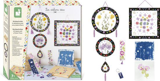 Janod - Les Ateliers Deco - 6 Activiteiten knutselset