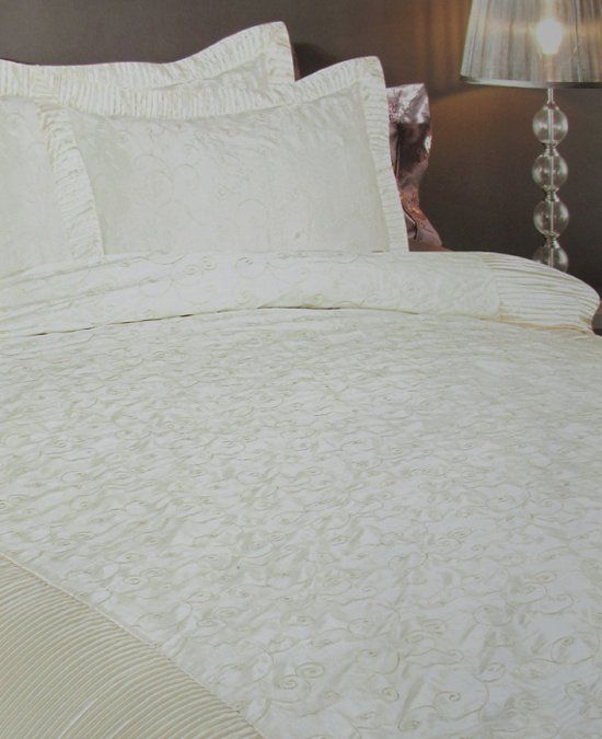 Essenza 24 Karaat Dekbedovertrek - Eenpersoons - 140x200/220 cm - Cream - Katoen