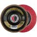 Rhodius 210251 LSK FK Lamellenschijf Diamètre 115 mm Diamètre d'alésage 22.23 mm Granulométrie (num) 60 INOX 1 pièce(s)