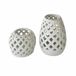 LOBERON Lantaarn set van 2 Serignac wit