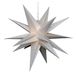 Sigro Falkensteiner 18 tips Advent Star voor binnen en buiten gebruik inclusief LED-verlichting en adapter, 80 cm, rood