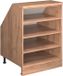 Vicco Rion meuble de toit incliné – 60 x 81,8 cm avec 4 compartiments, corps de meuble de 60 cm de profondeur Chêne doré puissant