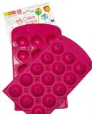 ScrapCooking Flexibele bakvorm Cakepops Siliconen Roze