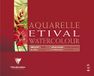 Clairefontaine 96379C - Etival tekenpapier blok met klassieke korrel - 10 vellen 30x40 cm 200g, Wit