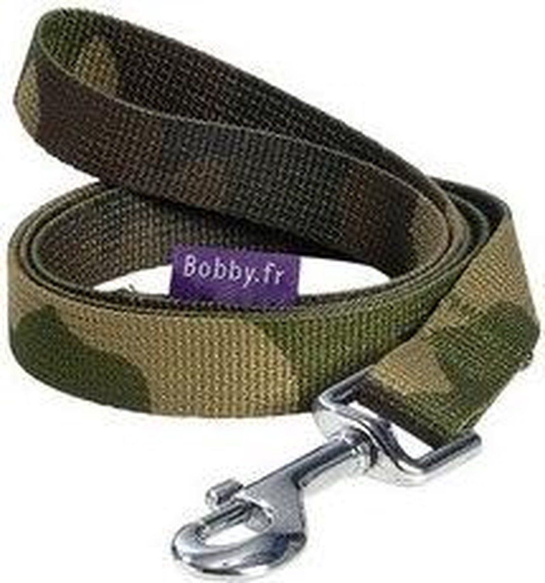 Bobby Riem Camouflage S Kaki - Nylon Hondenriem - Camouflage Patroon - XS/S/M/L