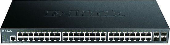 D-Link DGS-1250-52X/E Switch - 48-poorts Gigabit Ethernet - Zwart