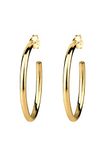 Elli Oorbellen Dames Creolen Open Basis Minimaal in 925 Sterling Zilver