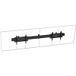 Vision - Bevestigingskit (muurmontage, rail mount basis) - intensief gebruik - voor 2 LCD-schermen - horizontaal - staal, aluminium - zwart - schermgrootte: 55"-75"