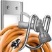 Porte-tuyau en acier inoxydable - Argent Ss304 - Montage mural - Robuste et antirouille