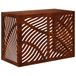 VidaXL Housse de climatiseur rouille 100 x 50 x 70 cm