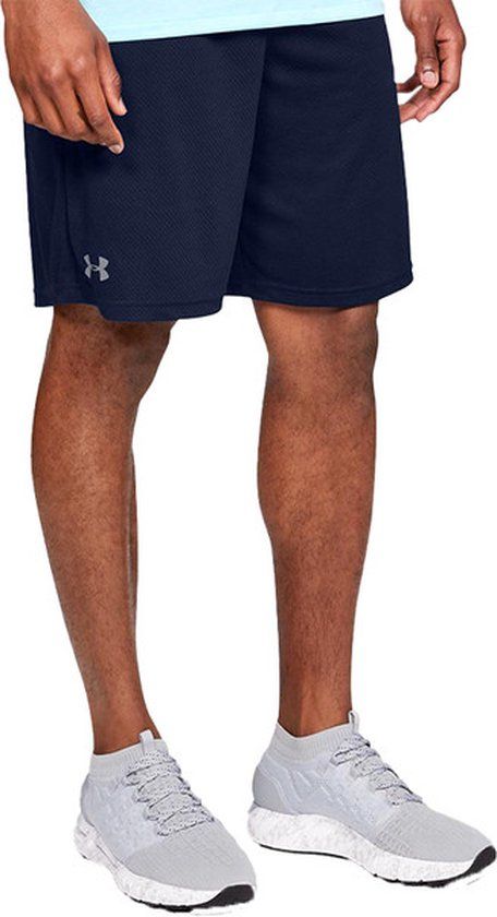 Under Armour Tech Mesh Shorts Heren - Blauw - Maat S