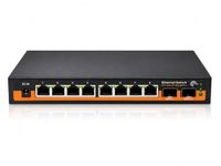 Elfcam® 10 GB glasvezel switch compatibel met Freebox Ultra en Orange Livebox 6, met 2 10G SFP+ poorten en 8 poorten 2,5 Gigabit Ethernet RJ45, plug & play onbeheerd
