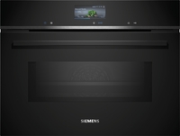 Siemens CM736GAB1 iQ700 Compacte inbouw bakoven met magnetron - Zwart