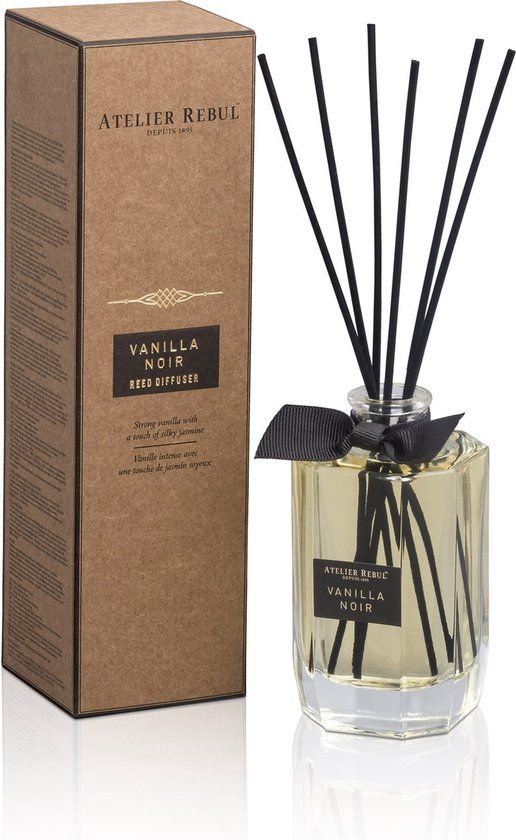Atelier Rebul Vanilla Noir Geurstokjes (200ml)