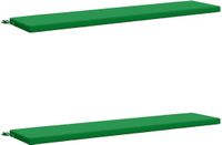 vidaXL - 2-delige Bankkussens SOEST - 100% Polyester - Groen