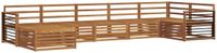 vidaXL - Acacia Houten Hoek Loungeset - 7-delig - Naturel