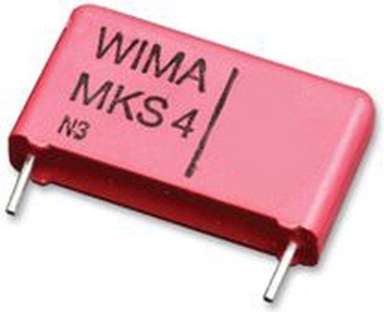 Wima MKS4F034704C00KSSD - Red - Fixed capacitor - Film - Surface - DC - 470 nF