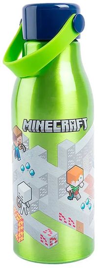 Stor Minecraft Waterfles Groen