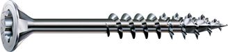 Spax Universele schroef, 5 x 80 mm, 90 st, deeldraad, verzonken kop, t-star plus t20, 4cut, wirox