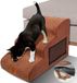 OEM Kattentrapje 40 cm hoog, waterdicht, 3 treden, afneembare pluche bekleding