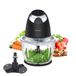 BEPER P102ROB003 Accessoire hachoir électrique avec réservoir en verre de 500 ml, lames en acier inoxydable, 2 vitesses, accessoire émulsionneur et crème fouettée, compact, sûr et facile à nettoyer