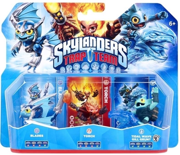 Activision Skylanders Trap Team Triple Pack - Blades/Torch/Tidal Wave Gill Grunt