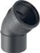 Geberit Silent-PP Bocht, DN 100, dø 110 mm, 390.524.14.1