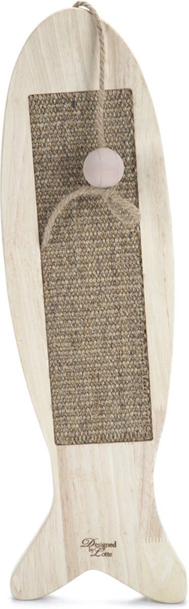 Designed by Lotte Coddy - Kattenspeelgoed - Hout - 75x17x2 cm