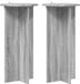 vidaXL Plantenstandaard 2 stuks Grijs Sonoma 40 x 40 x 80 cm Bewerkt Hout
