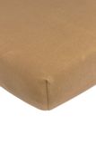 Meyco Home Uni hoeslaken twijfelaar - toffee - 120x200cm