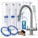 Ari Robinet de cuisine 3 voies Slender Graphite Extractible avec Aquaphor