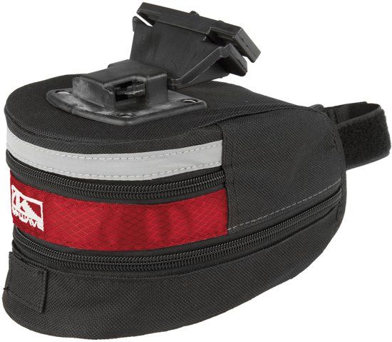 M-Wave Zadeltas Tilburg L 1.8 Liter Zwart/rood