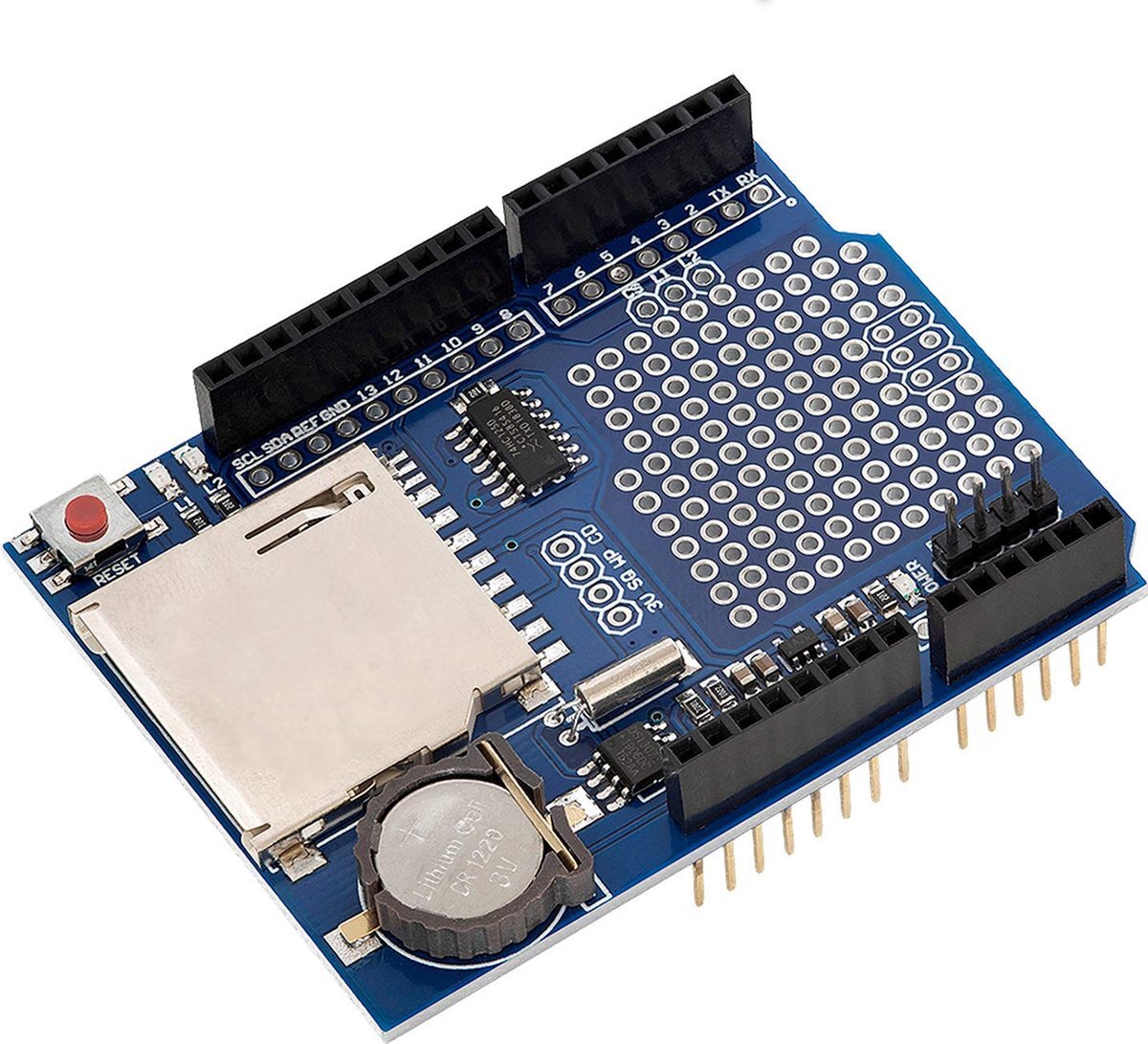 AZ Delivery AZDelivery Data Logger Module Gegevensrecorder Schild compatibel met Arduino Inclusief E-Book! 1