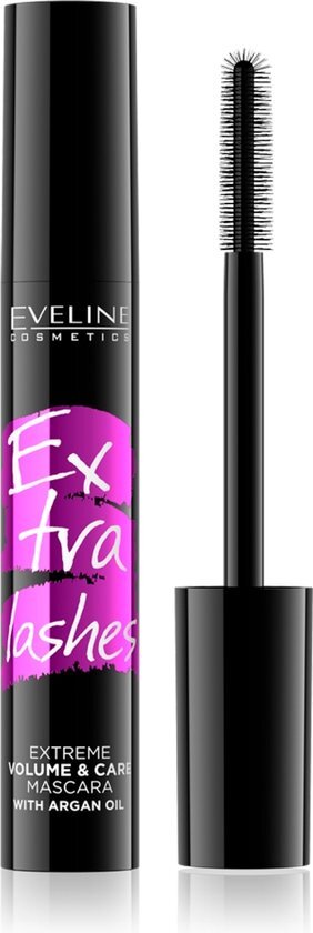 Eveline EVELINE_Extra Lashes Extreme Volume & Care Mascara tusz do rzês pogrubiaj¹cy Czarny 12ml